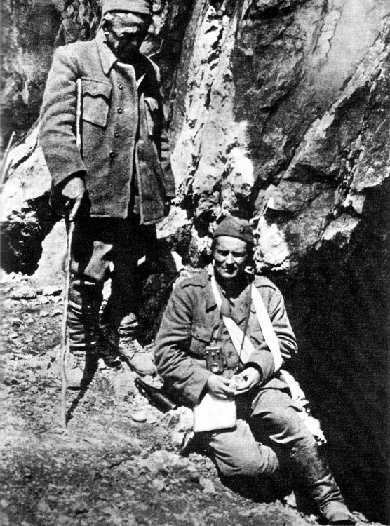 Ranjeni Tito i Ivan Ribar 1943.